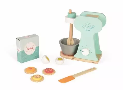 Janod Набор игровой Кухонный комбайн с аксессуарами