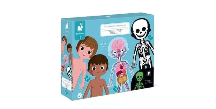 Janod Пазл обучающий Тело человека