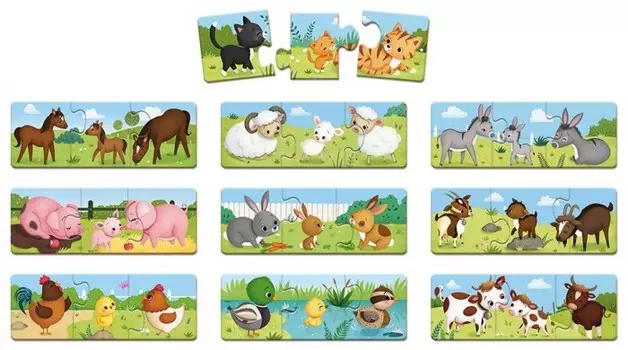 Janod Пазл Trionimo Найди соответствие (30 элементов)