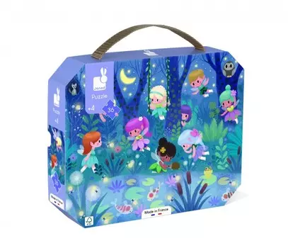 Janod Пазл в чемоданчике Маленькие феи (36 элементов)