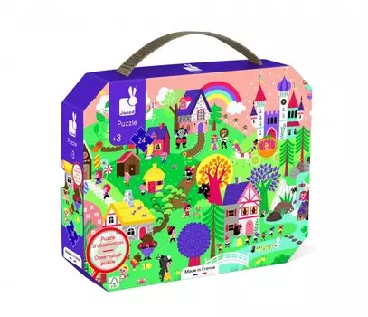 Janod Пазл в чемоданчике Сказки (24 элемента)