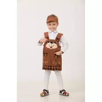 Jeanees Полукомбинезон Медвежонок Топтыжкин с кеппи