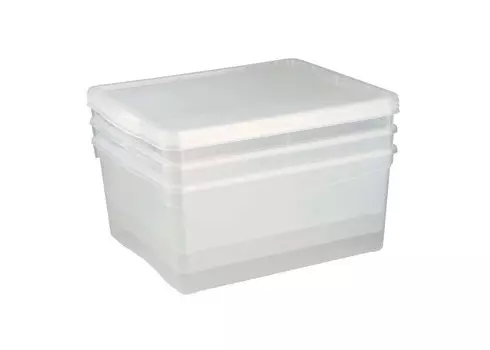 Эконова Комплект ящиков для хранения 400х335х170 мм 3 шт.