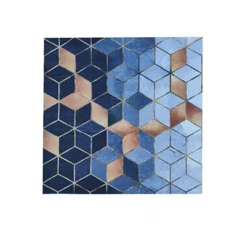 Joki Home Коврик водонепроницаемый Куб 120х120 см