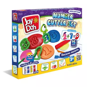 Joy-Doh Набор массы для лепки Учимся считать