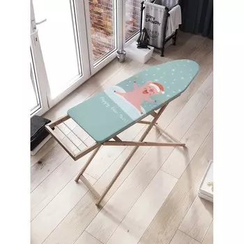 JoyArty Чехол для гладильной доски Счастливая свинка 136х50 см
