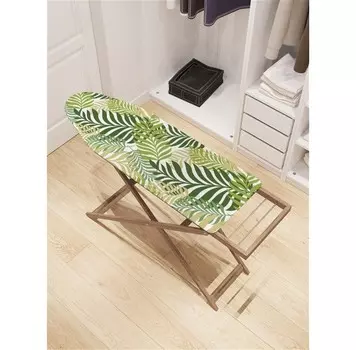 JoyArty Чехол для гладильной доски Зеленый папортник 136х50 см