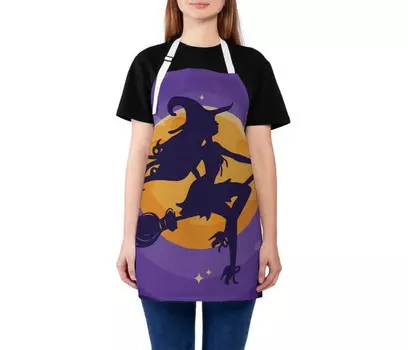 JoyArty Фартук кухонный Сексуальная ведьма вектор 65x65 см