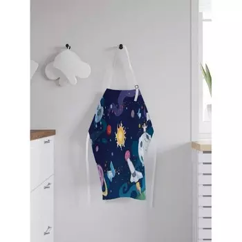 JoyArty Фартук женский для готовки Космическое разнообразие 65х65х28 см
