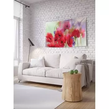 JoyArty Фотопанно на стену Маковый туман 150x100 см