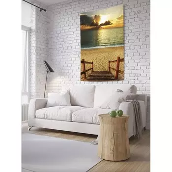 JoyArty Фотопанно на стену Ступеньки в море 150x100 см