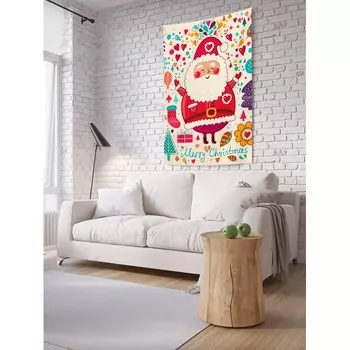 JoyArty Фотопанно на стену Веселый Санта Клаус 150x100 см