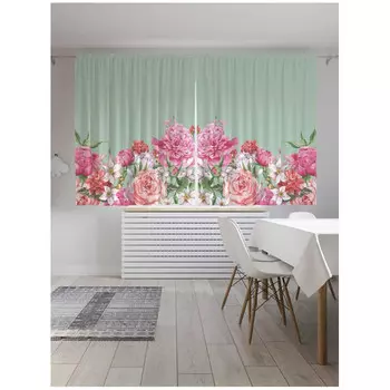 JoyArty Классические шторы Цветочная композиция серия Oxford DeLux 2 полотна 145x180 см