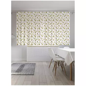 JoyArty Классические шторы Вкусные оливки серия Oxford DeLux 2 полотна 145x180 см