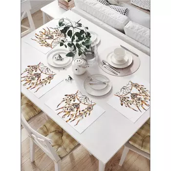 JoyArty Комплект тканевых салфеток Ловец снов 46x32 см 4 шт.