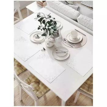 JoyArty Комплект тканевых салфеток Ослепительная полоса 46х32 см 4 шт.