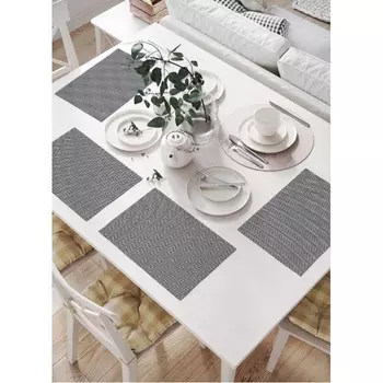 JoyArty Комплект тканевых салфеток Психоделические линии 46x32 см 4 шт.