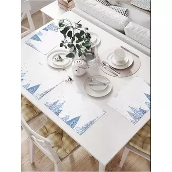 JoyArty Комплект тканевых салфеток Снежное рождество 46x32 см 4 шт.
