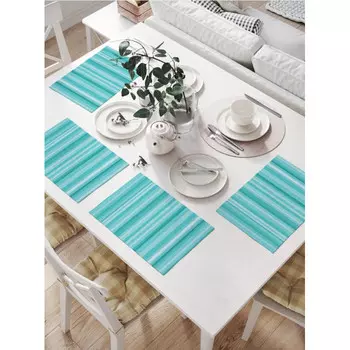 JoyArty Комплект тканевых салфеток Вертикальный свет 46x32 см 4 шт.