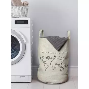 JoyArty Корзина для хранения вещей Целый мир в твоих руках 50x35 см