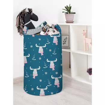 JoyArty Корзина для игрушек Модный лось 40x60 см
