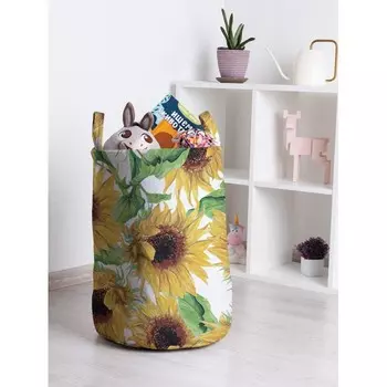 JoyArty Корзина для игрушек Подсолнуховое окружение 50x35 см