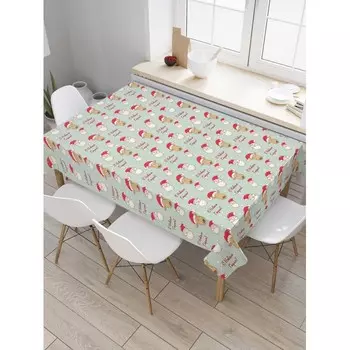 JoyArty Скатерть на кухонный стол Большое поздравление 145x120 см