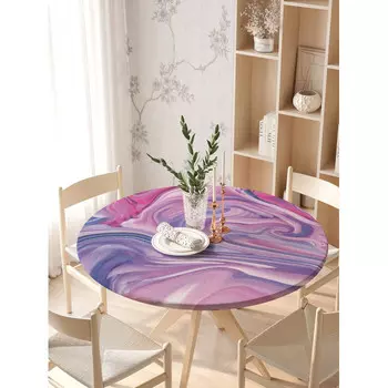 JoyArty Скатерть на кухонный стол Смещение красок 120-105 см