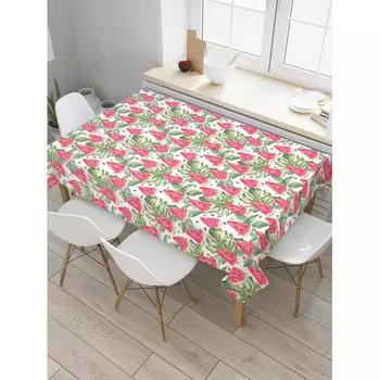 JoyArty Скатерть на кухонный стол Тропические арбузы 180x145 см