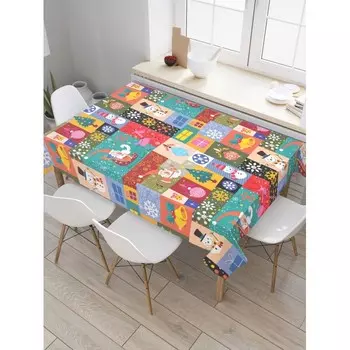 JoyArty Скатерть прямоугольная Праздник в красках 145x120 см