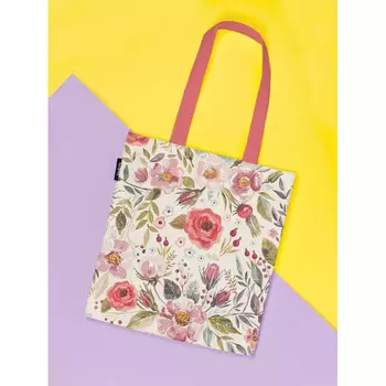 JoyArty Сумка шоппер Цветочная солянка 37x35x7 см