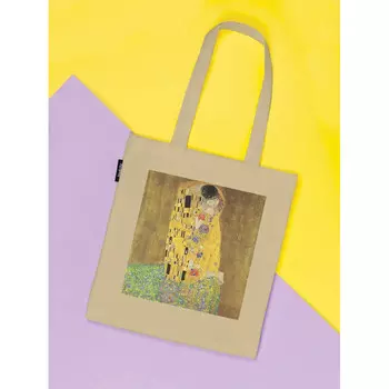 JoyArty Сумка шоппер Густав Климт Поцелуй 37x35x7 см