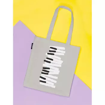 JoyArty Сумка шоппер Кривые клавиши 37x35x7 см