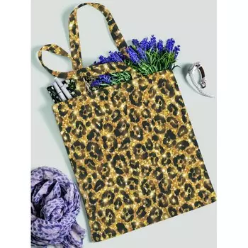 JoyArty Сумка шоппер Леопардовый узор 37x35x7 см