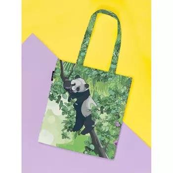 JoyArty Сумка шоппер Панда 37x35x7 см
