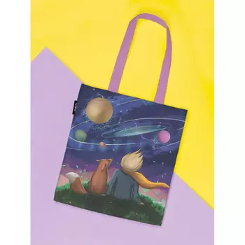 JoyArty Сумка шоппер Волшебный космос 37x35x7 см