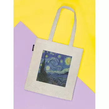 JoyArty Сумка шоппер Звездная ночь Ван Гога 37x35x7 см