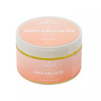 Jully bee Скраб для тела антицеллюлитный с эфирными маслами черного перца и лемонграсса 380 г