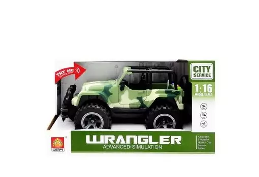 Junfa Машинка Джип пластмассовая инерционная 1:16