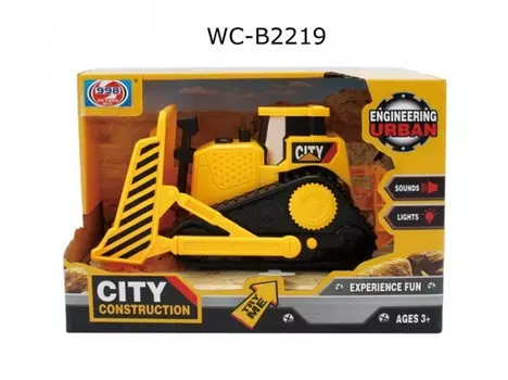 Junfa Машинка пластмассовая Экскаватор-погрузчик