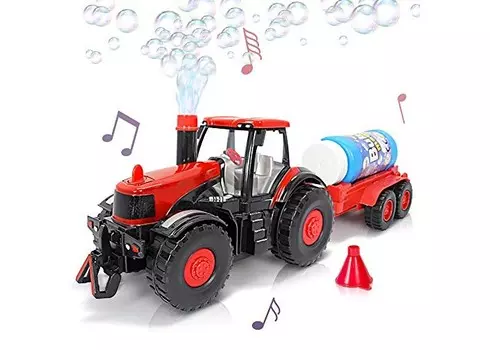 Junfa Мыльные пузыри Трактор световые и звуковые эффекты