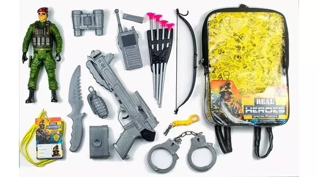 Junfa Набор военный в рюкзачке 88788