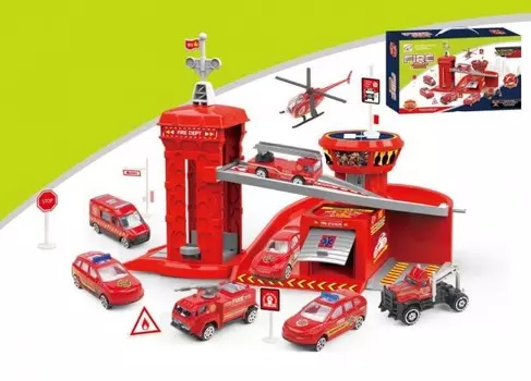 Junfa Парковка-трек Пожарная станция