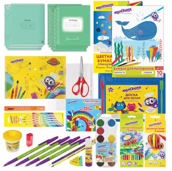 Юнландия Набор школьных принадлежностей Первоклассник (42 предмета)