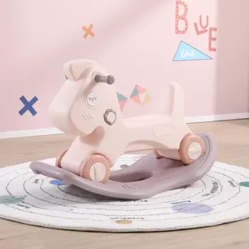 Качалка UNIX Kids Лошадка-качалка-беговел UNIX Kids - Rose