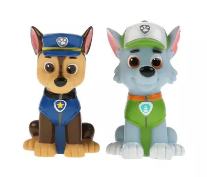 Капитошка Игрушка для ванной Щенячий Патруль Рокки и Чейз-гонщик