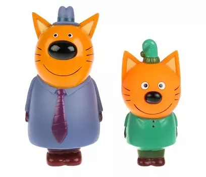 Капитошка Набор для купания Три Кота Папа и Компот 2 шт.