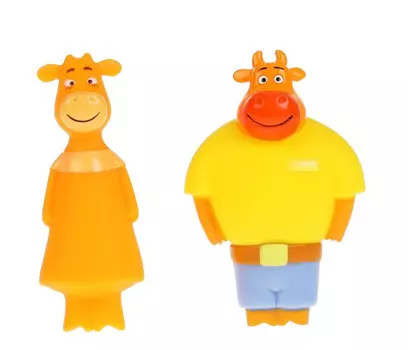 Капитошка Набор игрушек для ванны Ма и Па