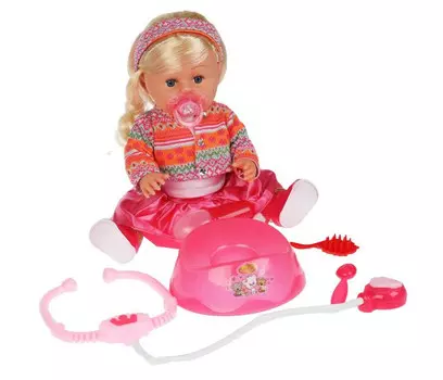 Карапуз Кукла функциональная Настюша 40 см