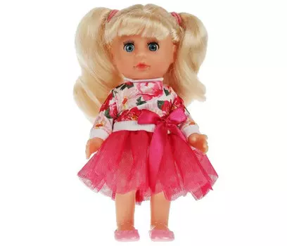 Карапуз Кукла озвученная Аленка песня Абвгдейка 20 см Y20D-POLI22-GIRL-22-RU